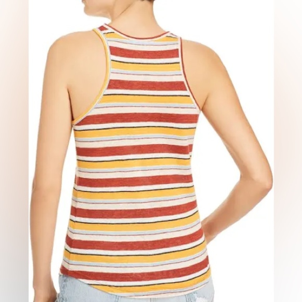 FRAME Ringer Striped Tank Top Size Small - Picture 2 of 6